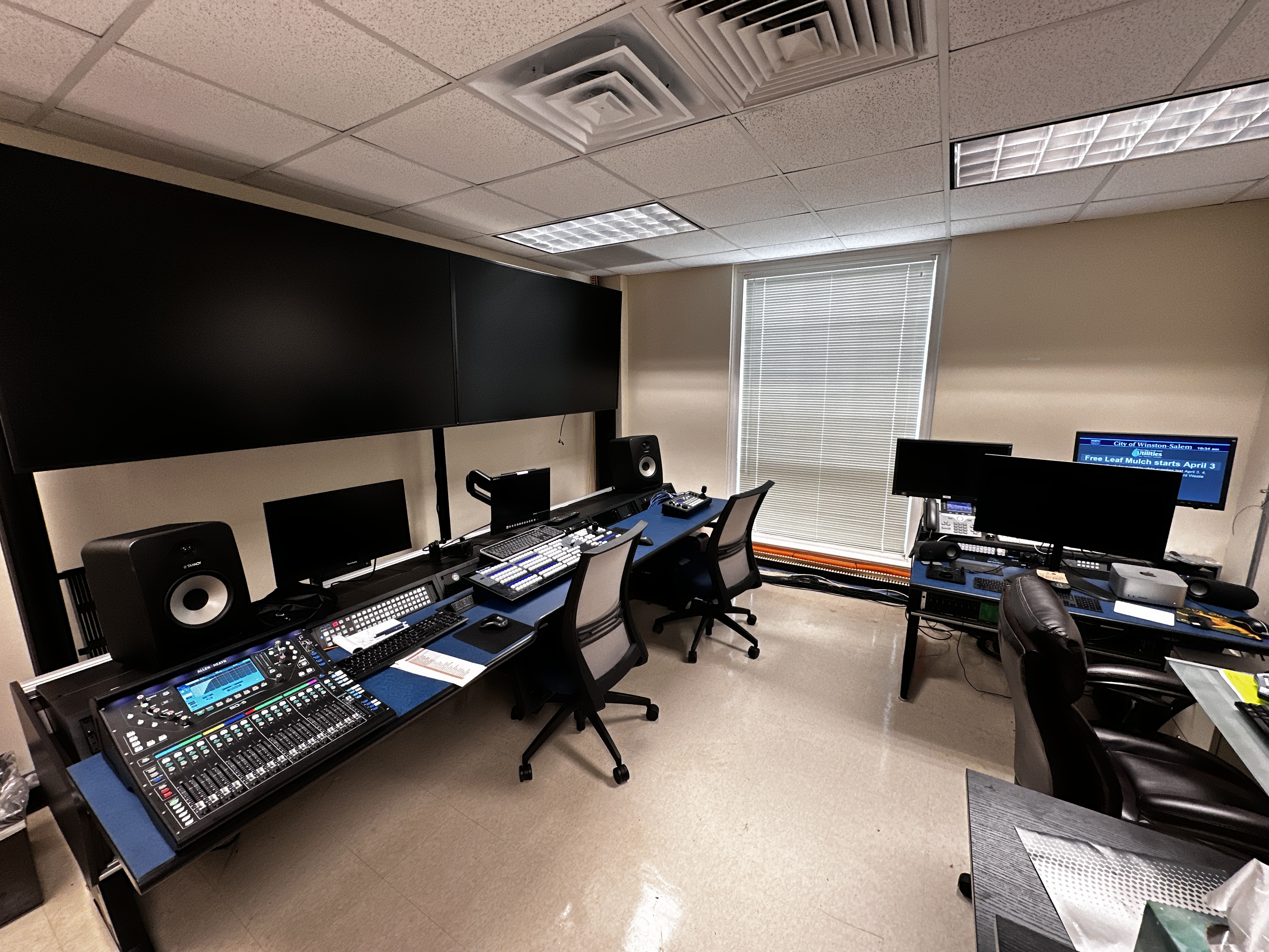 City of Winston-Salem TV13 Control Room and Studio Modernization